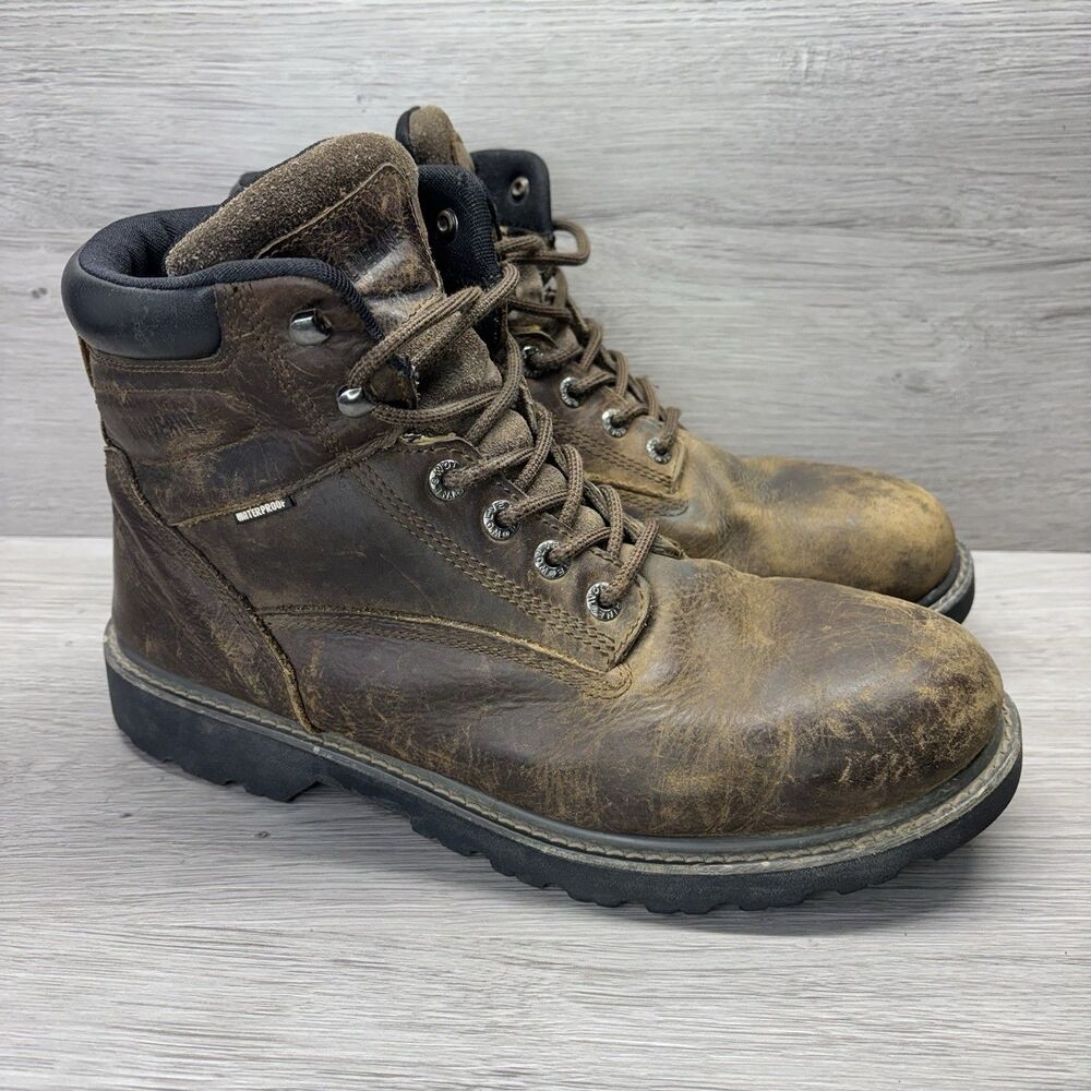 Wolverine Floorhand MEN'S SIZE 12M BOOTS Soft Toe Waterproof Work Boot W10643